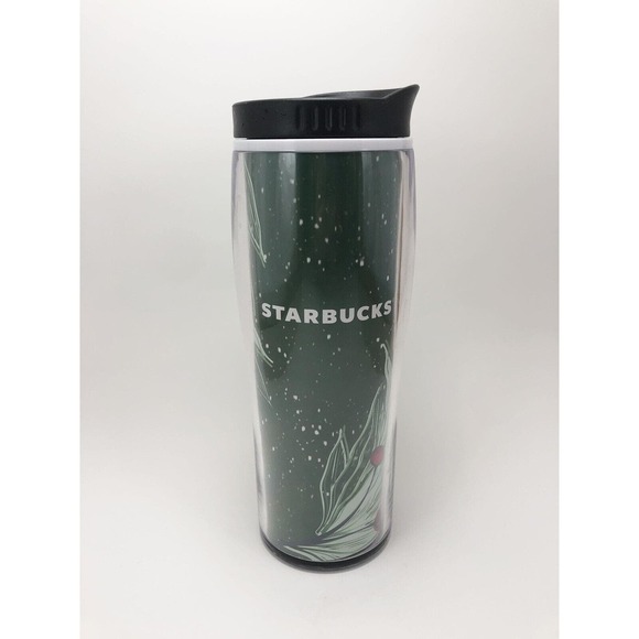 Starbucks Christmas Travel Mug 2020 Holiday 16oz Coffee Tumbler Green Red Berry‎ - Picture 1 of 7